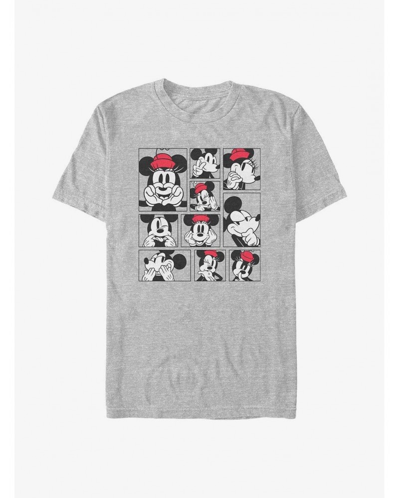 Disney Mickey Mouse Minnie & Mickey Expressions T-Shirt $10.99 T-Shirts