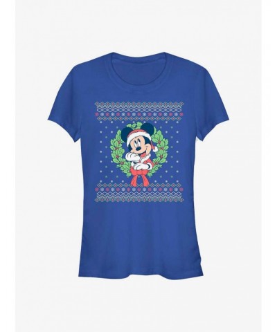 Disney Mickey Mouse Mickey Christmas Girls T-Shirt $10.46 T-Shirts