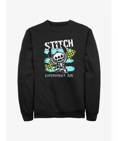 Disney Lilo & Stitch Emo Skelestitch Sweatshirt $11.44 Sweatshirts
