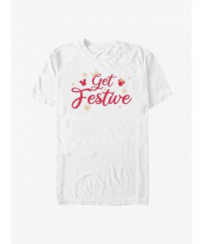 Disney Mickey Mouse Get Festive T-Shirt $8.37 T-Shirts
