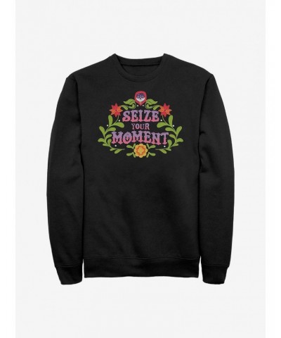 Disney Pixar Coco Seize Your Moment Emblem Crew Sweatshirt $12.18 Sweatshirts