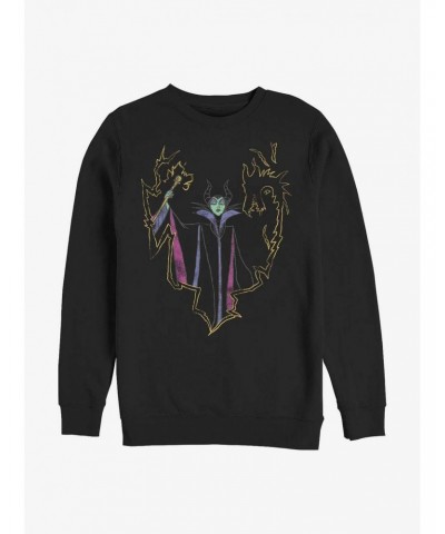Disney Maleficent Drawn Out Sweatshirt $14.76 Sweatshirts