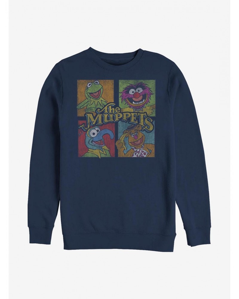 Disney The Muppets Muppet Square Crew Sweatshirt $15.87 Sweatshirts
