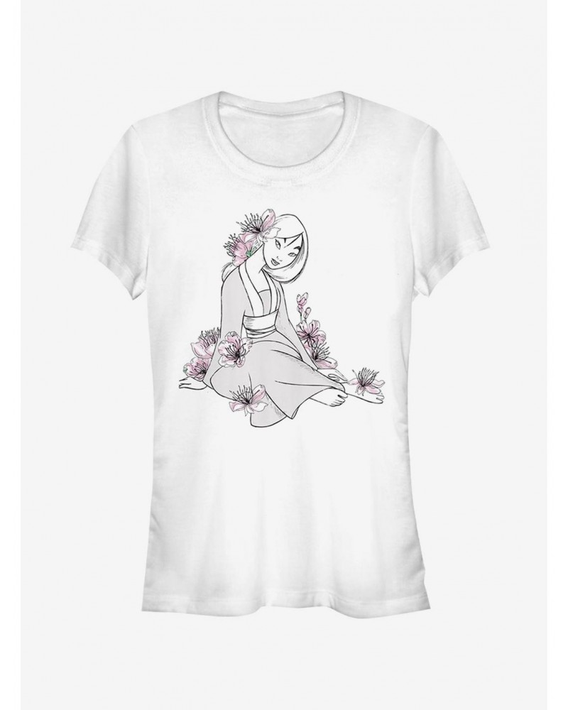 Disney Floral Pose Girls T-Shirt $10.96 T-Shirts