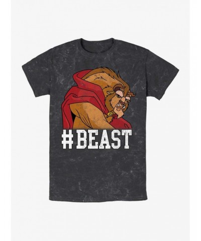 Disney Beauty and the Beast Grumpy Beast Mineral Wash T-Shirt $11.14 T-Shirts