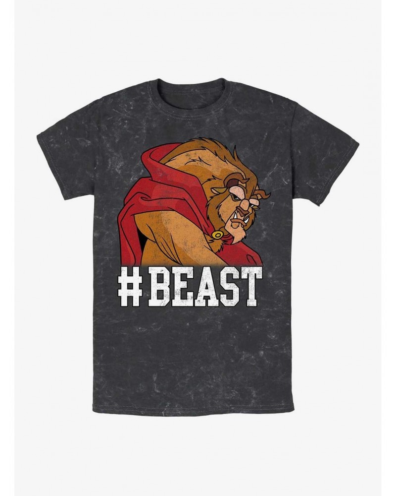 Disney Beauty and the Beast Grumpy Beast Mineral Wash T-Shirt $11.14 T-Shirts