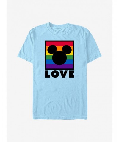 Disney Mickey Mouse Love Rainbow Box T-Shirt $7.17 T-Shirts