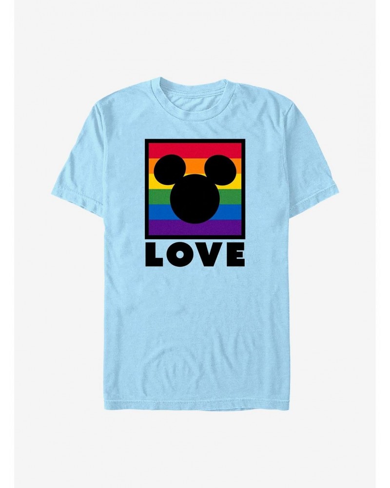 Disney Mickey Mouse Love Rainbow Box T-Shirt $7.17 T-Shirts