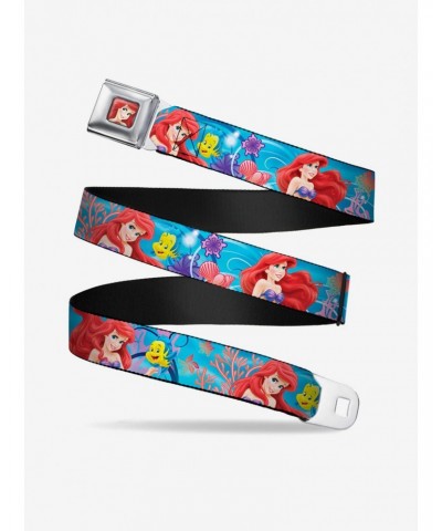 Disney The Little Mermaid Flounder Underwater Poses Seatbelt Belt $10.96 Merchandises
