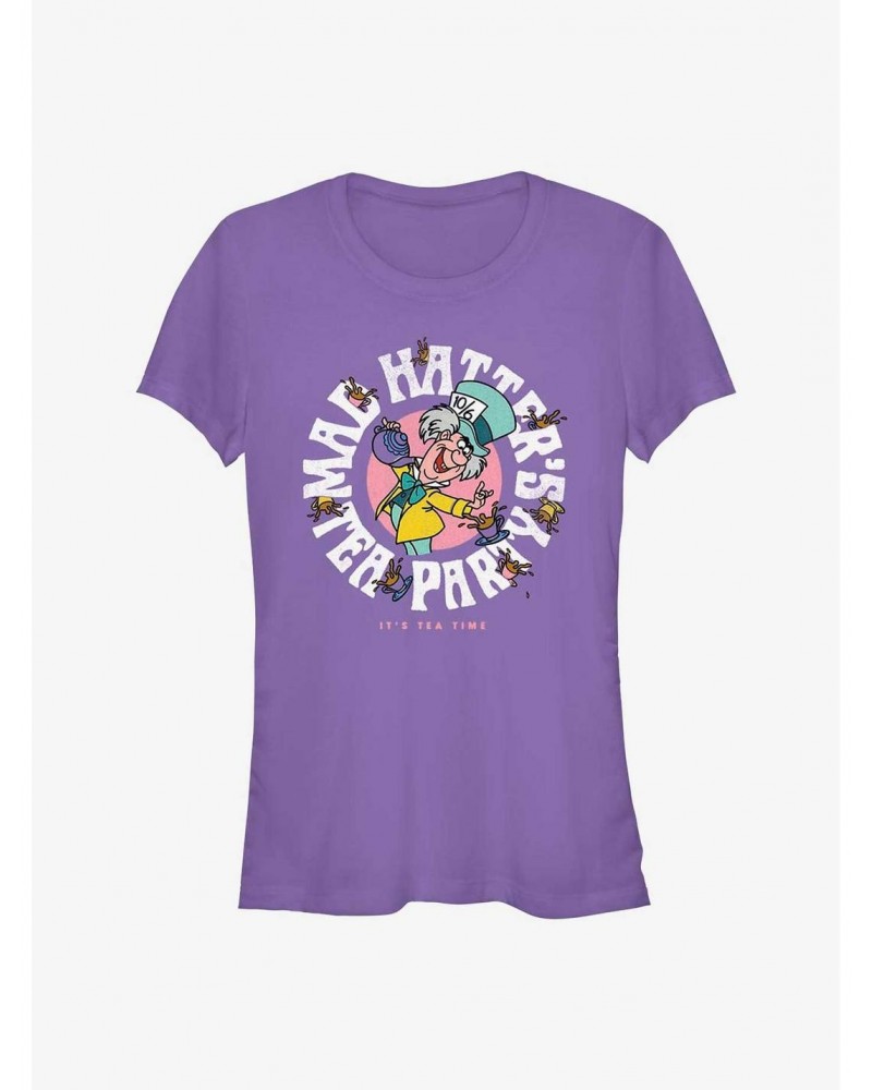 Disney Alice in Wonderland Mad Hatter's Tea Party Girls T-Shirt $9.96 T-Shirts