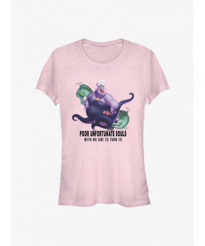 Disney The Little Mermaid Lonely Souls Girls T-Shirt $8.96 T-Shirts