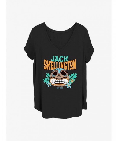 Disney The Nightmare Before Christmas Tiki Jack Girls T-Shirt Plus Size $12.14 T-Shirts