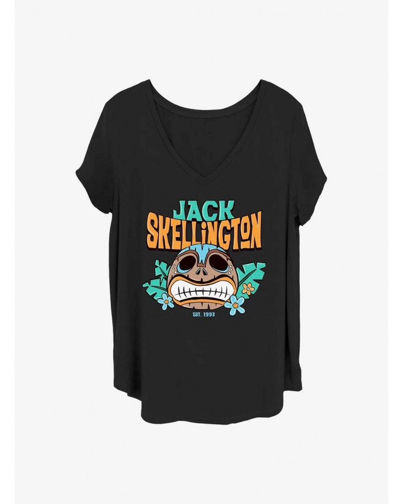 Disney The Nightmare Before Christmas Tiki Jack Girls T-Shirt Plus Size $12.14 T-Shirts