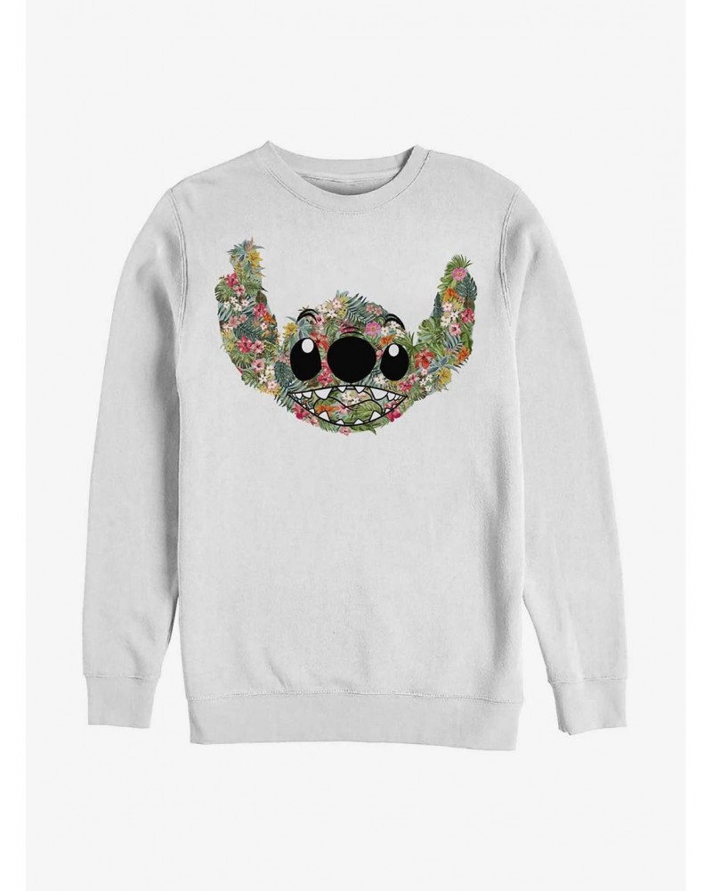 Disney Lilo & Stitch Floral Crew Sweatshirt $17.71 Sweatshirts