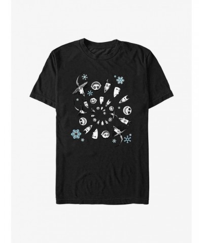 Disney The Nightmare Before Christmas Boogie's Boys Head Swirl T-Shirt $10.52 T-Shirts