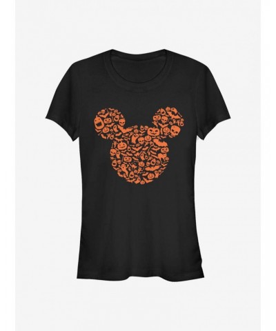 Disney Mickey Mouse Mouse Ears Halloween Icons Girls T-Shirt $9.71 T-Shirts