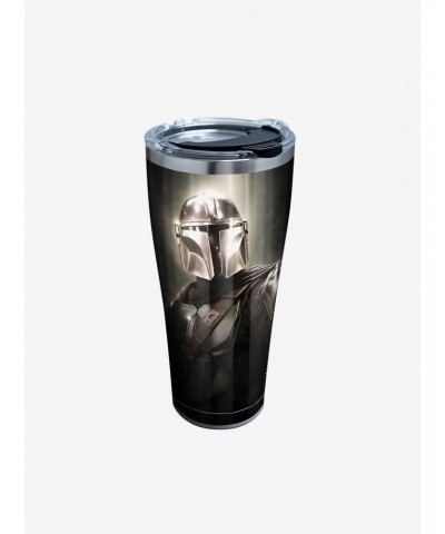 Star Wars The Mandalorian Chrome Mando 30oz Stainless Steel Tumbler With Lid $13.92 Tumblers
