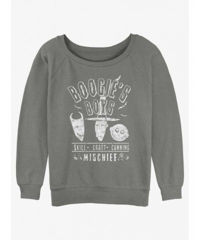 Disney The Nightmare Before Christmas Boogie's Boys Girls Slouchy Sweatshirt $18.08 Sweatshirts