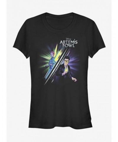 Disney Artemis Fowl Artemis Holly Split Girls T-Shirt $9.46 T-Shirts