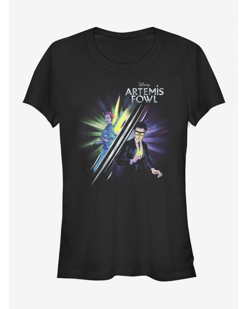 Disney Artemis Fowl Artemis Holly Split Girls T-Shirt $9.46 T-Shirts