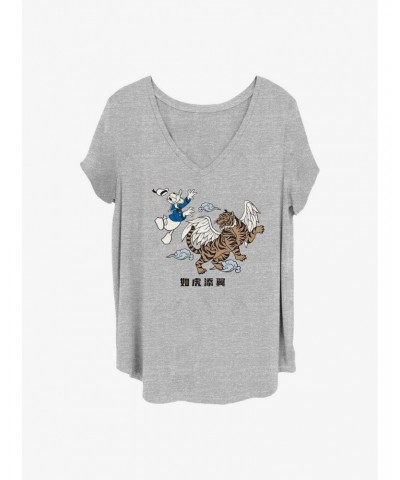 Disney Donald Duck Donald Tiger Girls T-Shirt Plus Size $12.14 T-Shirts
