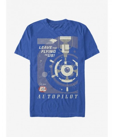 Disney Pixar Wall-E Autopilot Poster T-Shirt $7.41 T-Shirts