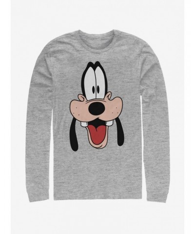 Disney A Goofy Movie Goofy Dad Big Face Long-Sleeve T-Shirt $11.19 T-Shirts