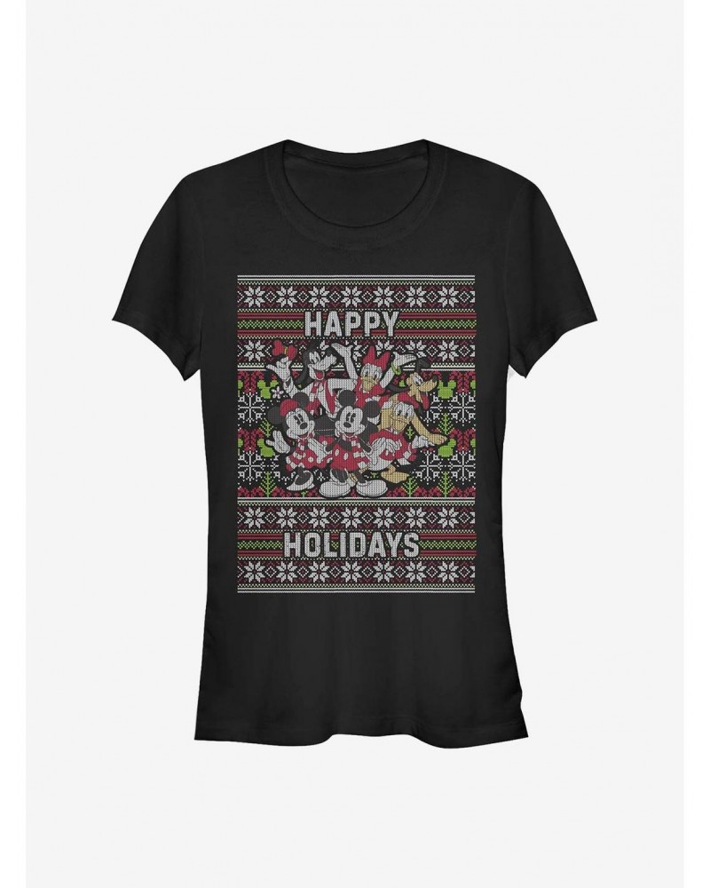Disney Mickey Mouse Mickey Six Sweater Girls T-Shirt $9.21 T-Shirts