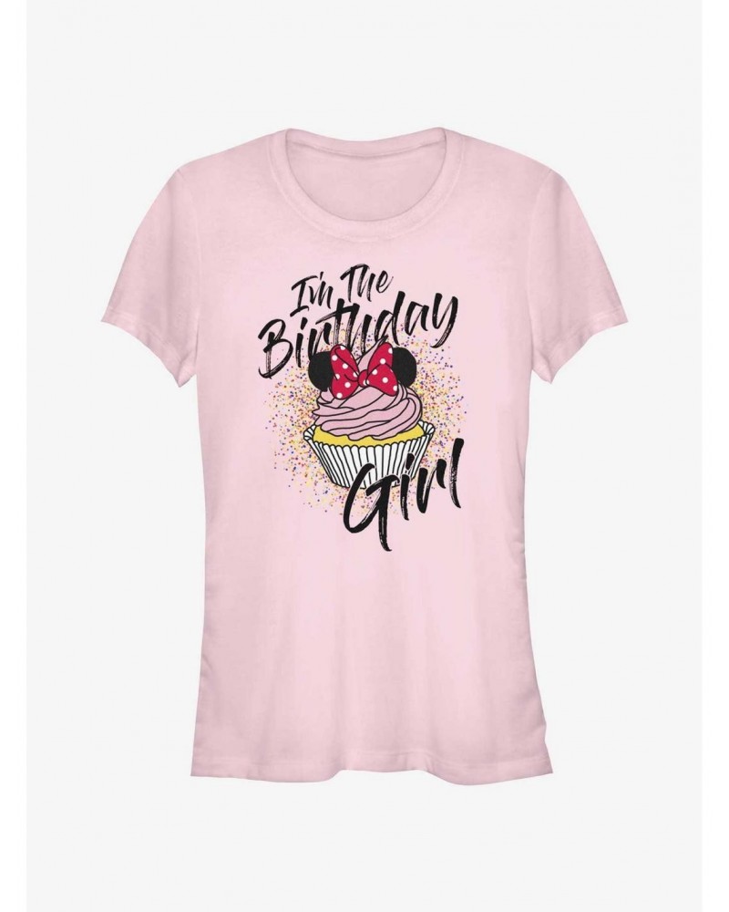 Disney Minnie Mouse I'm The Birthday Girl Cupcake Girls T-Shirt $9.71 T-Shirts
