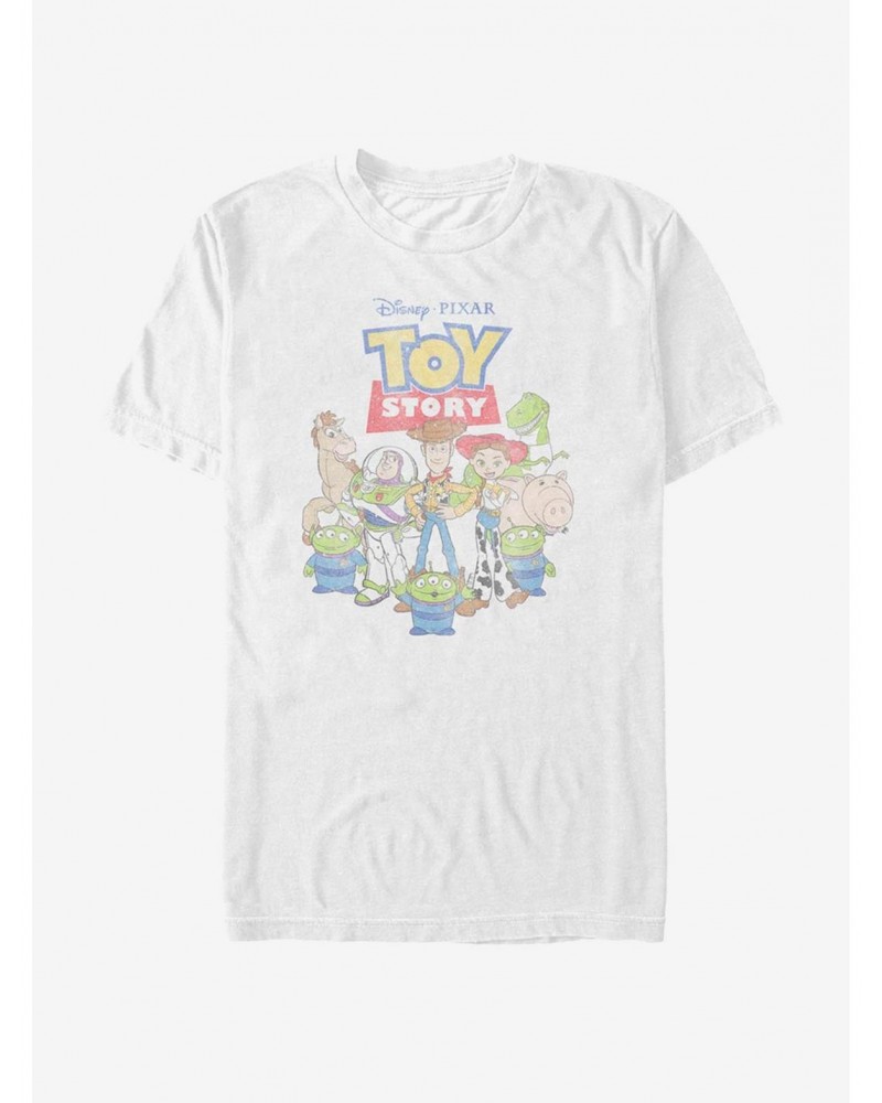 Disney Pixar Toy Story Distressed Toy GroUp 97 105 T-Shirt $10.76 T-Shirts
