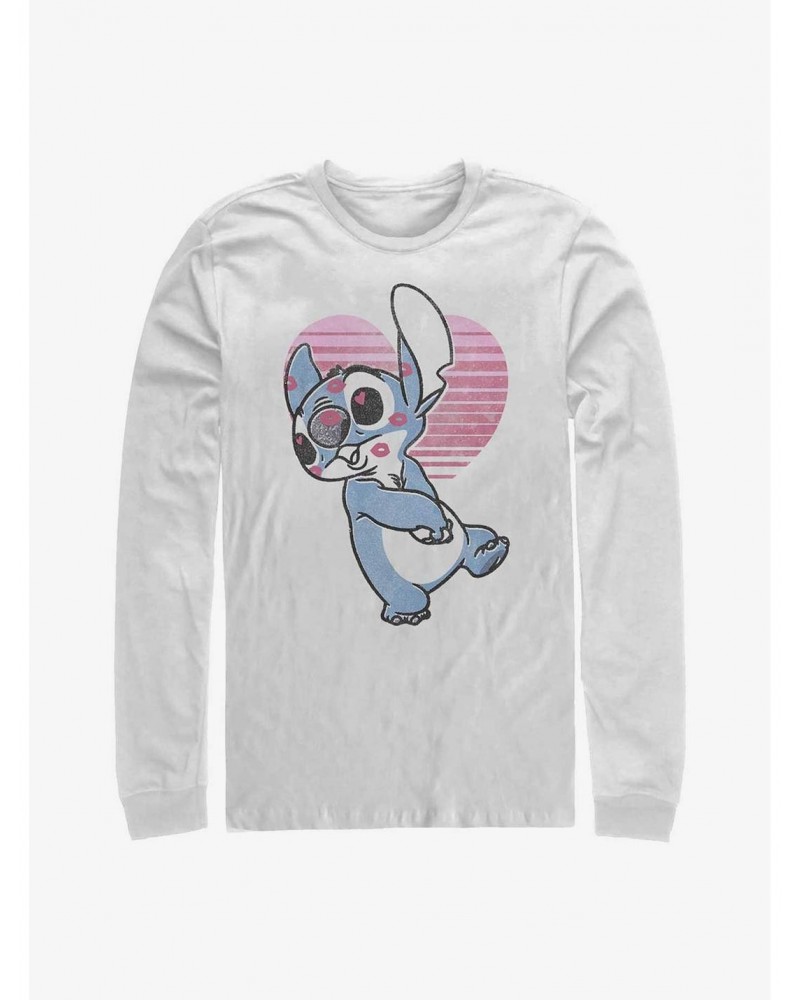 Disney Lilo & Stitch Kissy Faced Long-Sleeve T-Shirt $15.46 T-Shirts