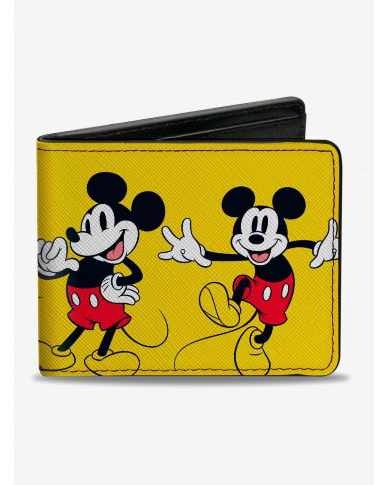 Disney Mickey Mouse Poses Bifold Wallet $9.41 Wallets