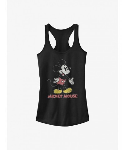 Disney Mickey Mouse 70's Mickey Girls Tank $9.71 Tanks
