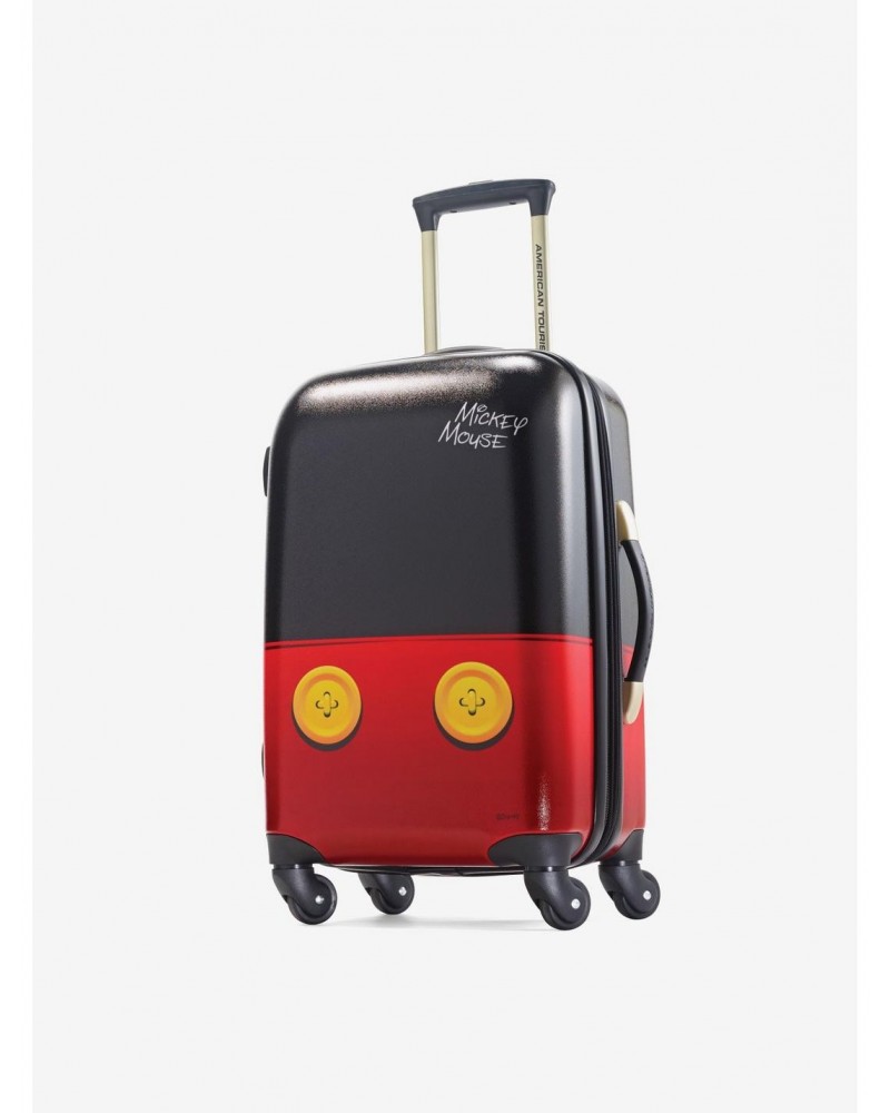 Disney Mickey Mouse Pants Carry On Spinner Hardside Luggage $62.96 Luggage