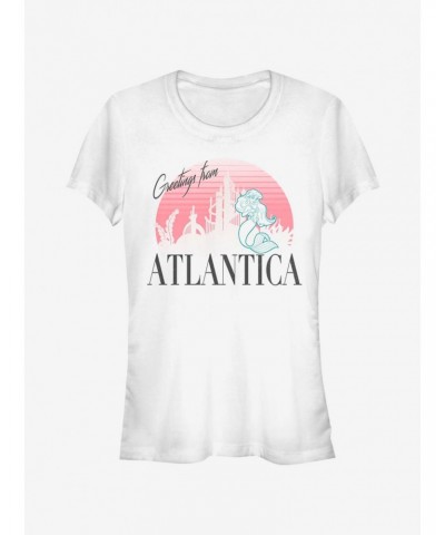 Disney The Little Mermaid Atlantica Greetings Girls T-Shirt $8.47 T-Shirts