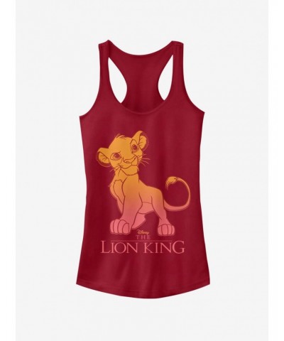 Disney The Lion King Simba Fade Girls Tank $7.72 Tanks
