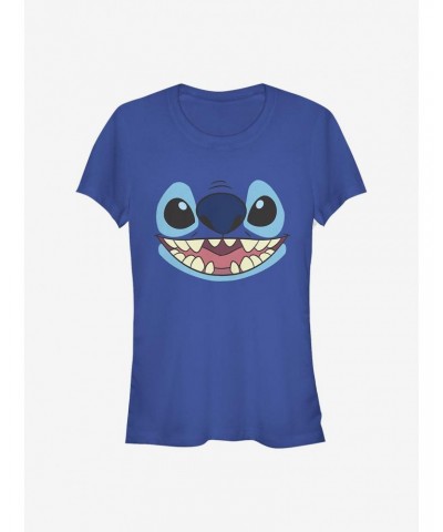 Disney Lilo & Stitch Face Large Girls T-Shirt $11.70 T-Shirts