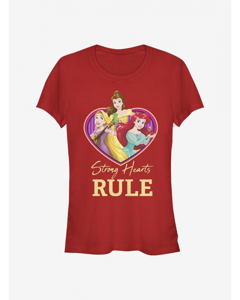 Disney Princess Strong Hearts Rule Girls T-Shirt $7.97 T-Shirts