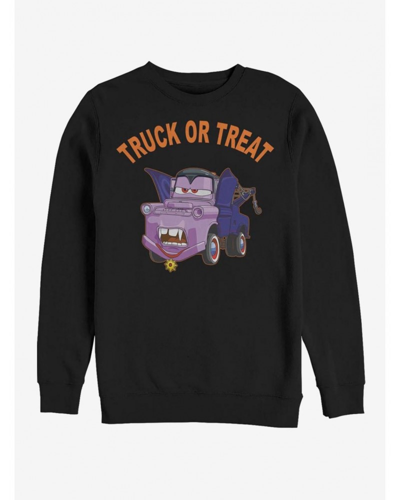 Disney Pixar Cars Truck Or Treat Color Crew Sweatshirt $12.92 Sweatshirts
