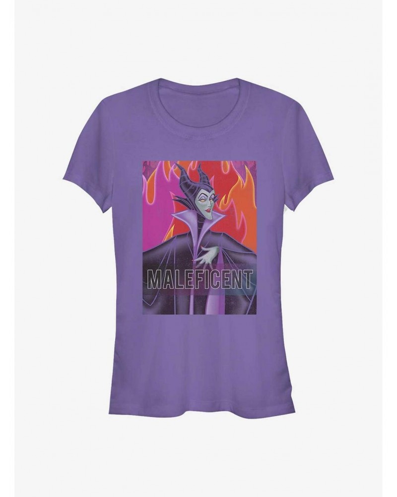 Disney Maleficent Flame Mali Girls T-Shirt $11.95 T-Shirts