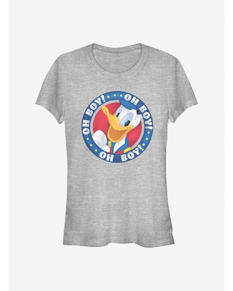 Disney Donald Duck Oh Boy Donald Girls T-Shirt $8.22 T-Shirts