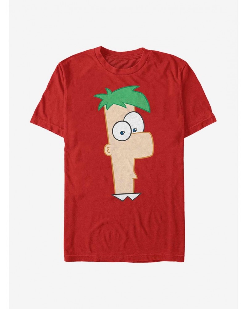 Disney Phineas And Ferb Large Ferb T-Shirt $9.32 T-Shirts