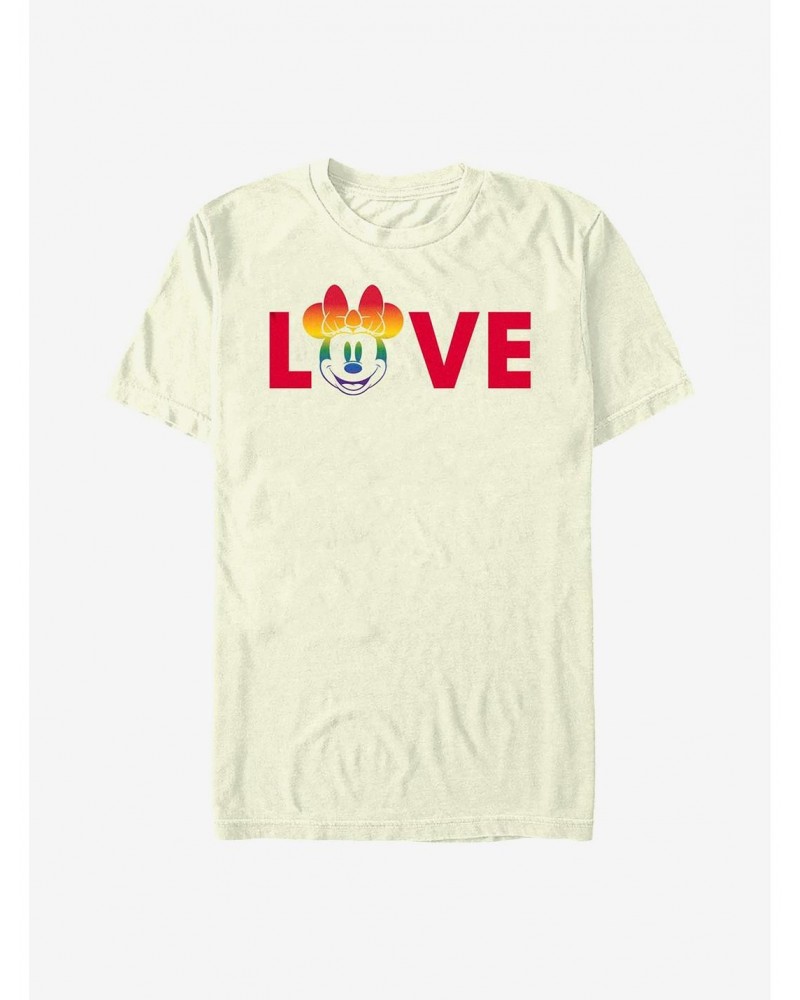 Disney Minnie Mouse Minnie Love Rainbow Pride T-Shirt $10.04 T-Shirts