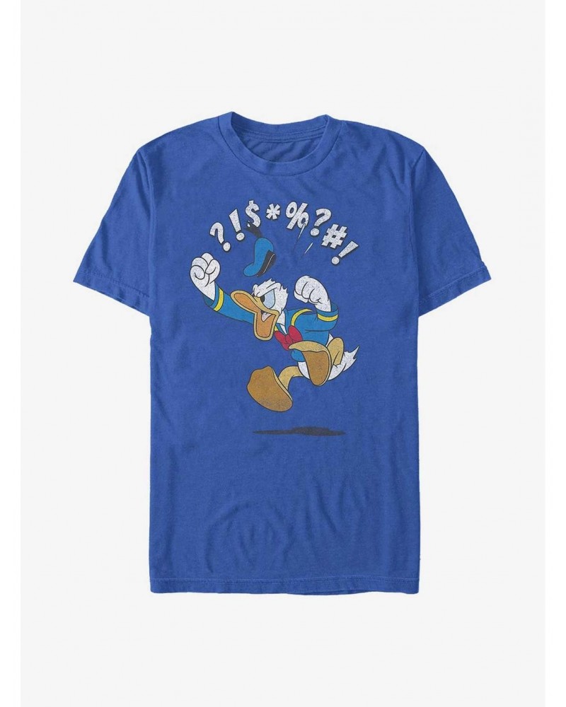 Extra Soft Disney Donald Duck Donald Jump T-Shirt $8.97 T-Shirts