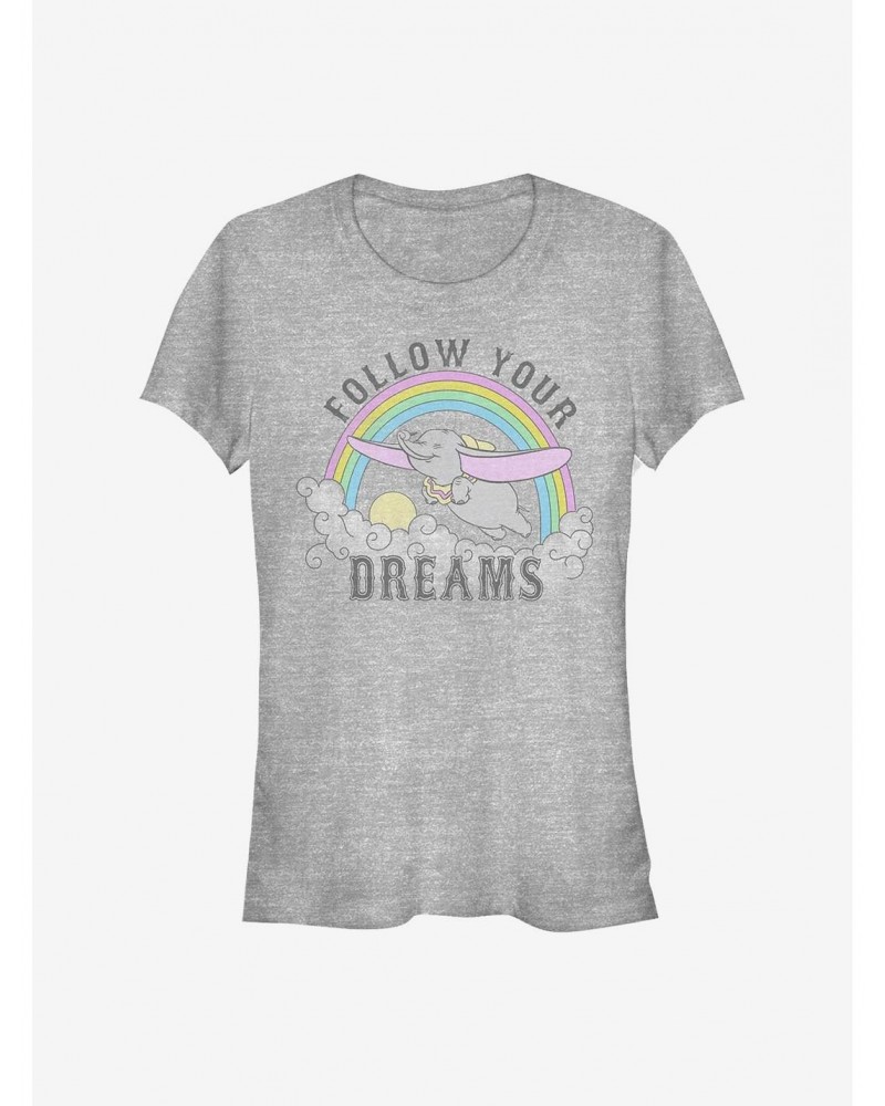 Disney Dumbo Dreaming Dumbo Girls T-Shirt $8.96 T-Shirts