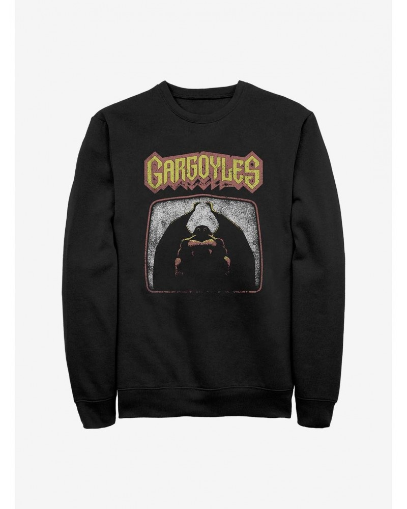 Disney Gargoyles On Stone Wings Crew Sweatshirt $17.34 Sweatshirts