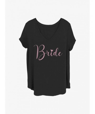 Disney Minnie Mouse Disney Bride Girls T-Shirt Plus Size $13.29 T-Shirts