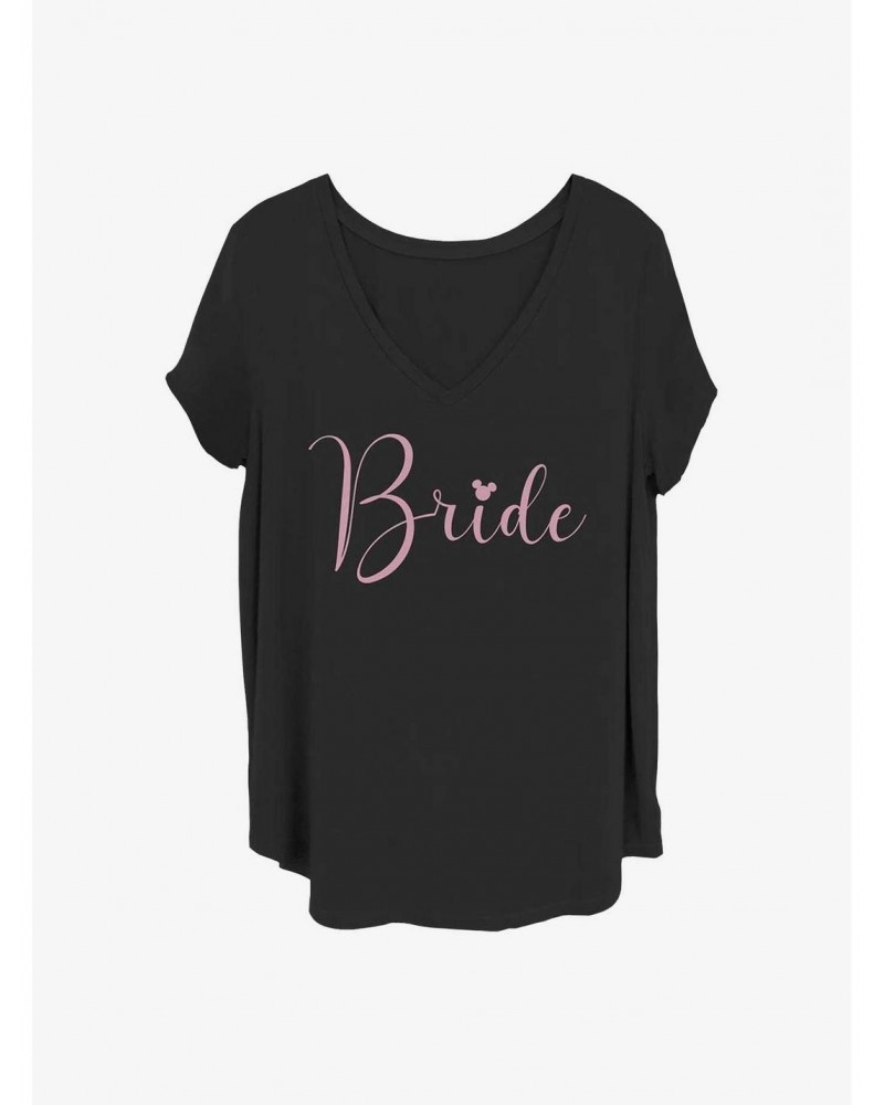 Disney Minnie Mouse Disney Bride Girls T-Shirt Plus Size $13.29 T-Shirts