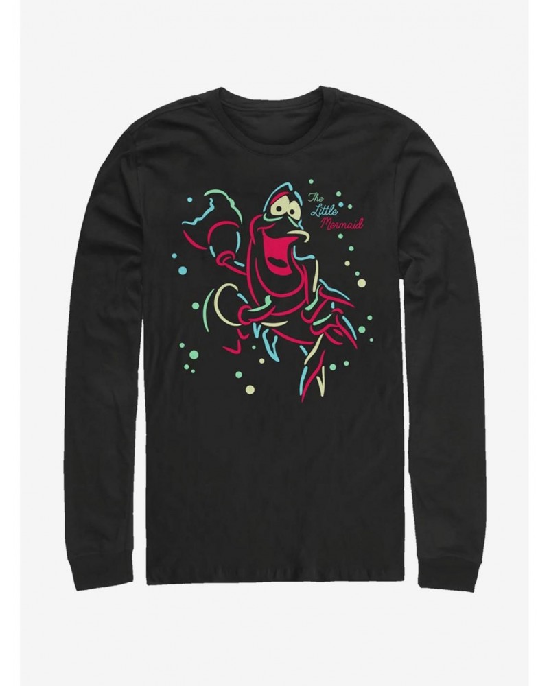 Disney The Little Mermaid Crab Lights Long-Sleeve T-Shirt $14.81 T-Shirts
