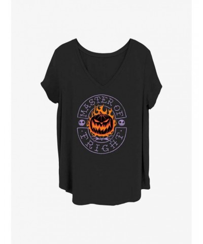 Disney The Nightmare Before Christmas Master of Fright Girls T-Shirt Plus Size $12.72 T-Shirts